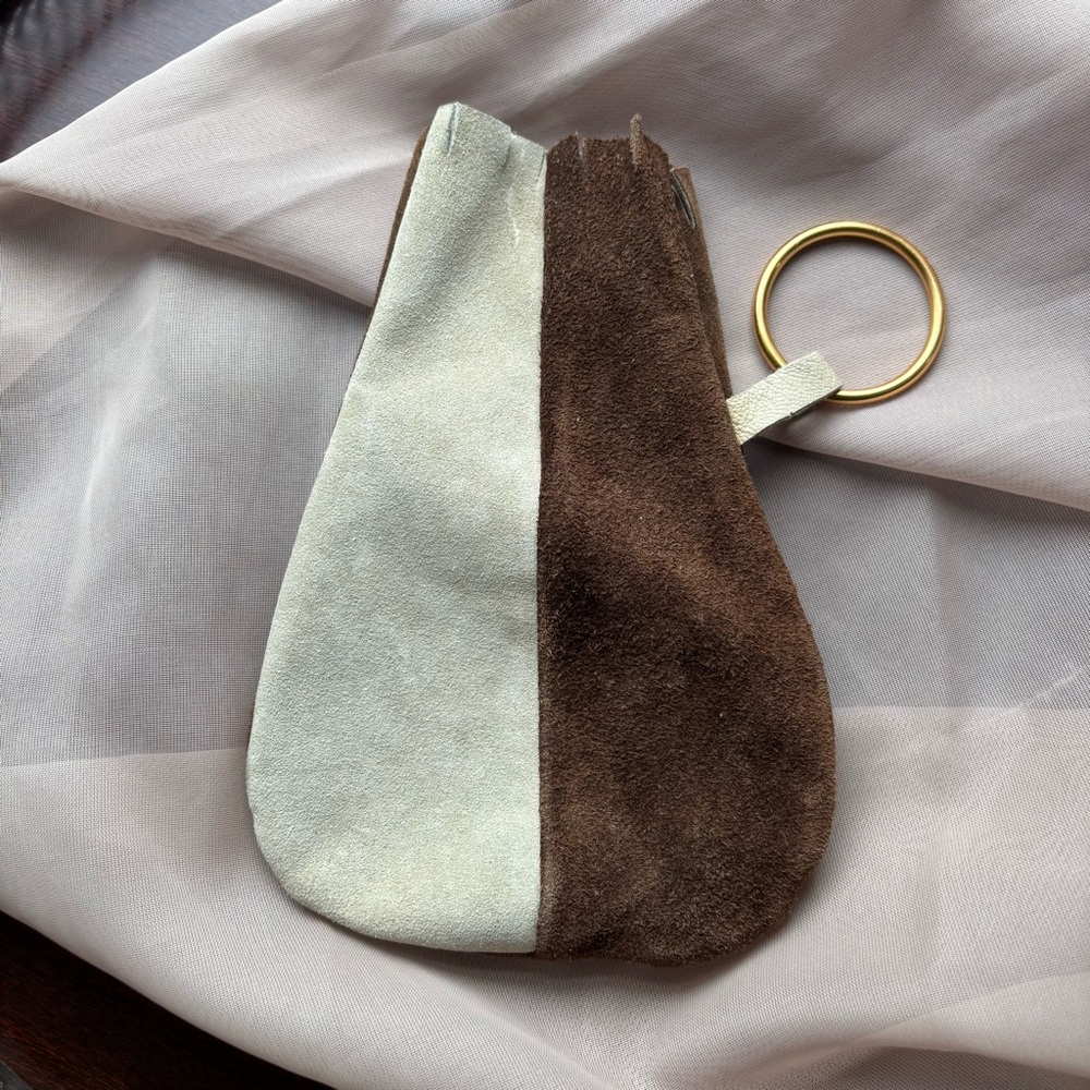 Vintage Genuine Leather & Suede - Jewelery Pouch